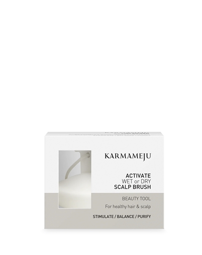 Karmameju - Activate Hovedbundsbørste - White